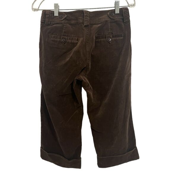 Wide leg capri cuffed corduroys - Picture 5 of 5